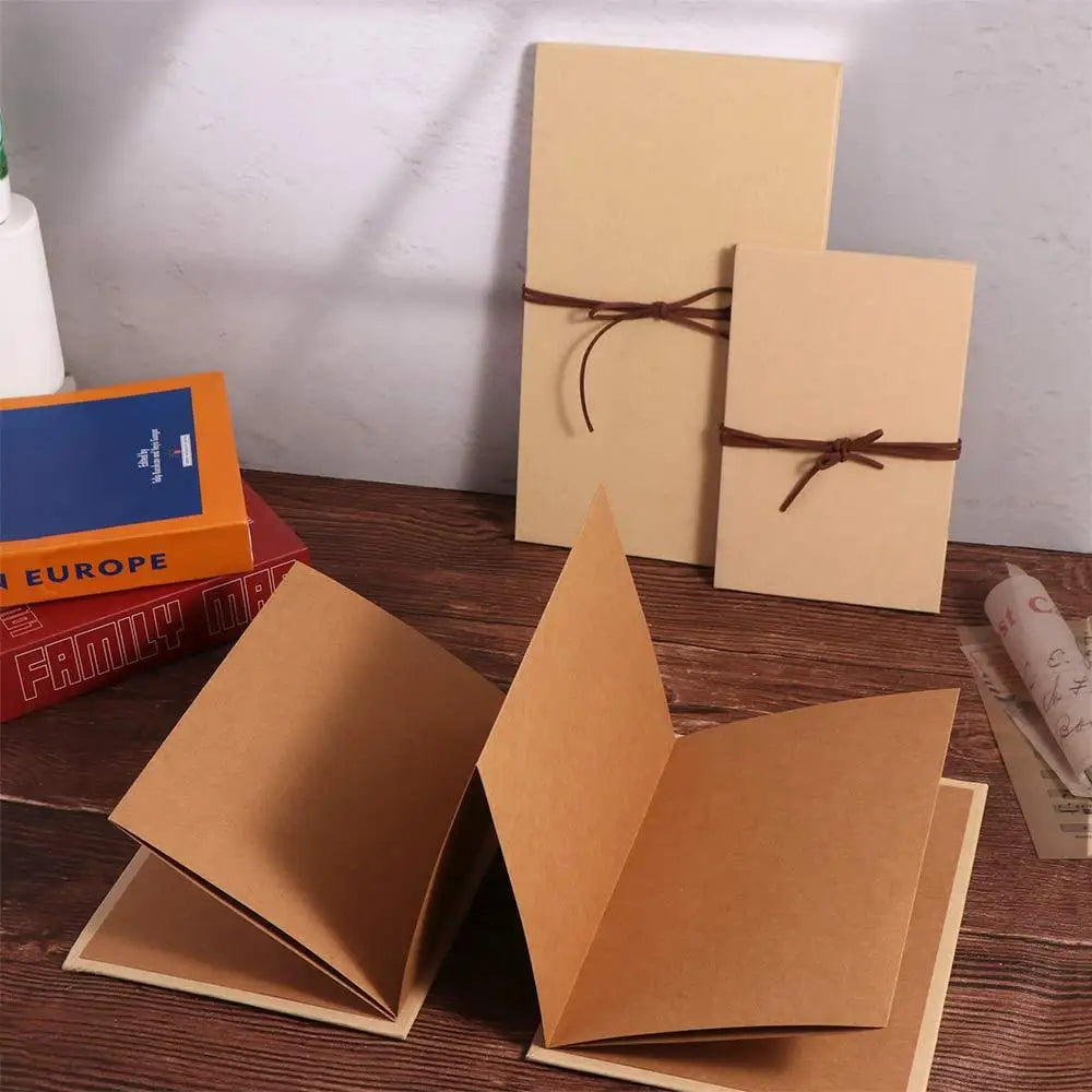 DIY Folding Accordion Photo Album – Kraft Paper Scrapbook Gift