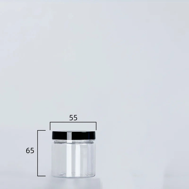 Clear Sealed Can With Lid Food Smell Odor Proof Storage Packaging Bottle Coffee Beans Seasoning Container Kitchen Accessories Oasis Select black-125ml China