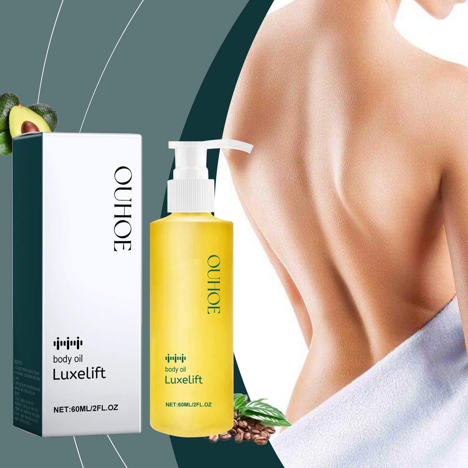 Body Oil Nourishing Lifting Firming Stomach Thigh Anti Cellulite Prevent Sagging Deeply Moisturize Skin Tightening Oil Oasis Select