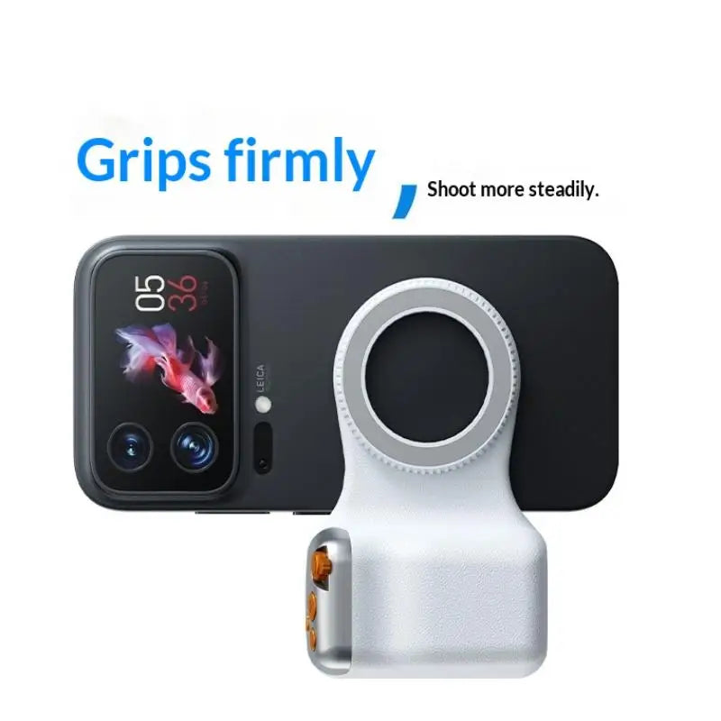 Magnetic Camera Grip With Remote Shutter Fill Light Remote Control Handle Universal For Phones Oasis Select