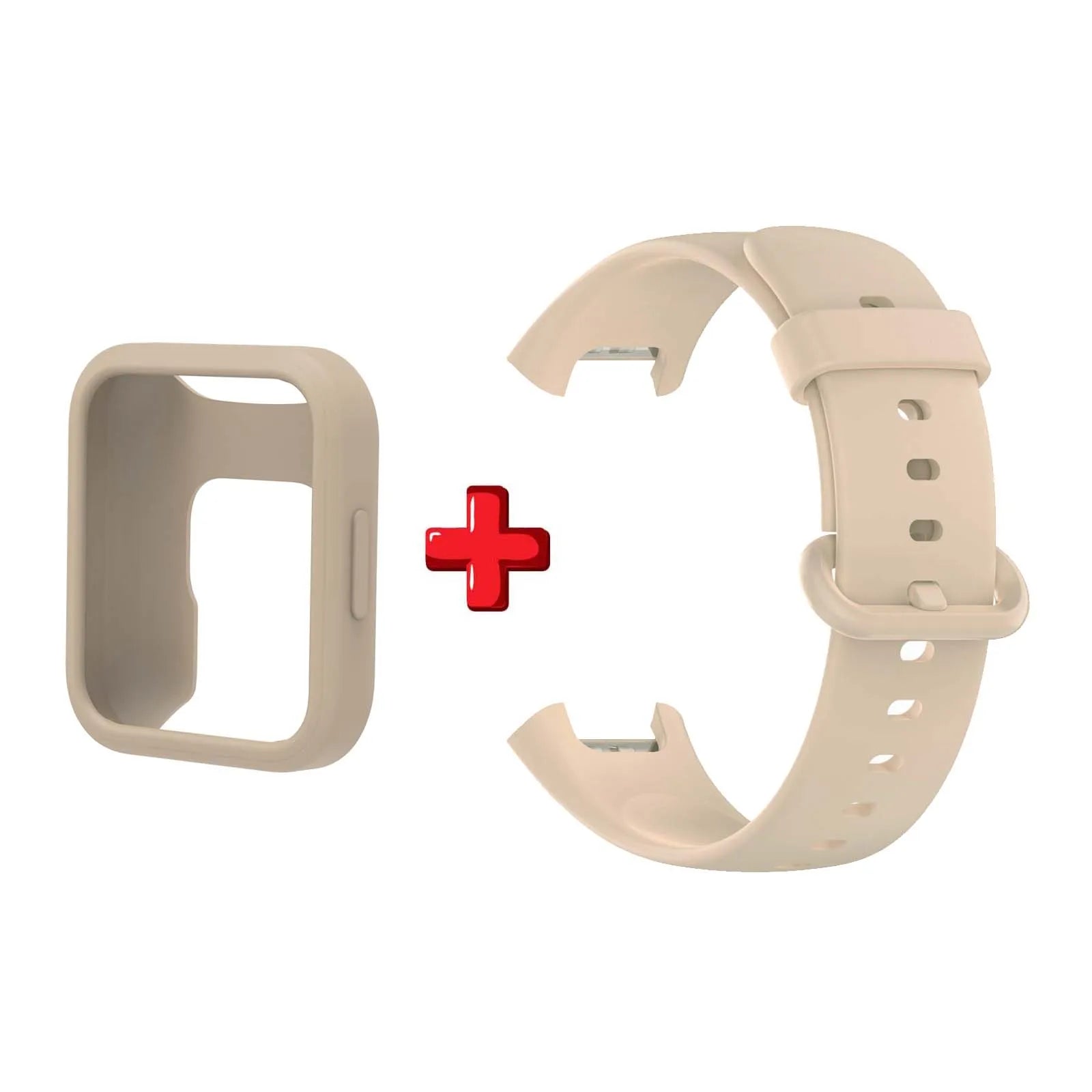 Silicone WatchBand Strap For Redmi Watch 2 Lite SmartWatch Band WristBand Redmi Watch 2 Protective Case Protector Cover Oasis Select Ivory