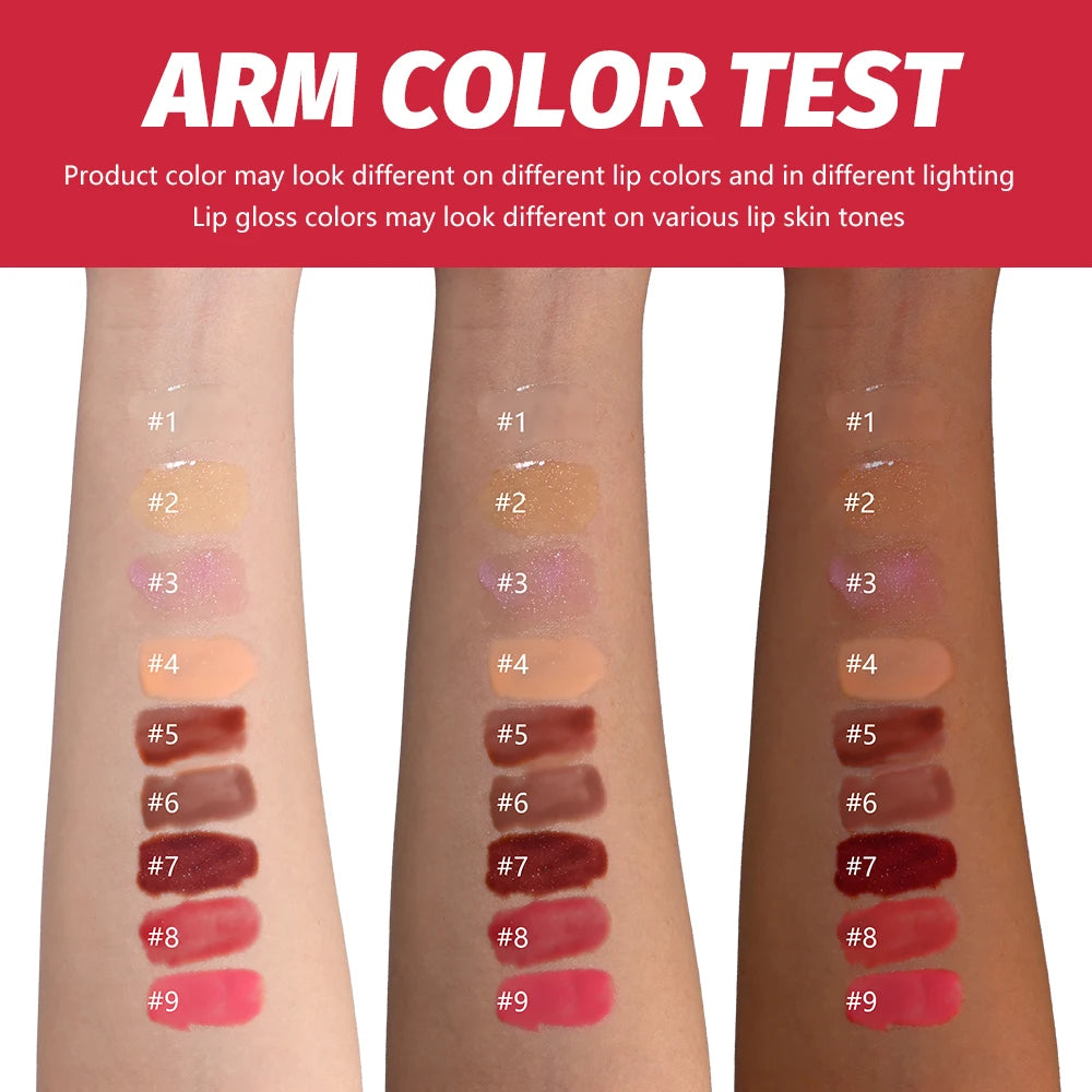 Plumping Lip Gloss Non-Sticky Boosted Mirror Shine And Volume Lip Skin Smooths Hydrating Moisturizing Lip Gloss Cosmetics Oasis Select