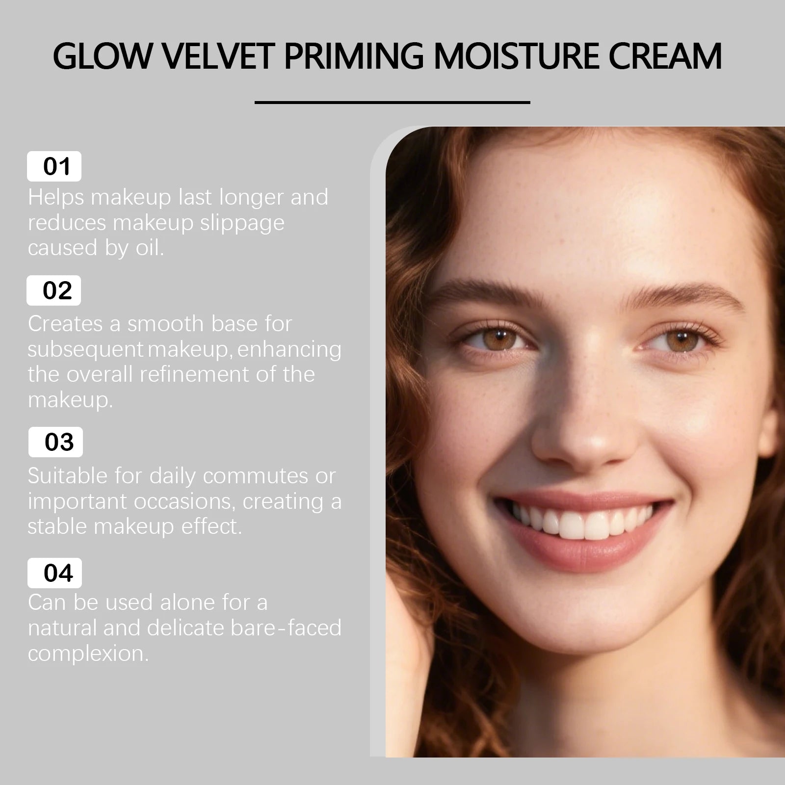 Hoygi Glow Velvet Face Primer – Pore Blurring & Hydrating Face Primer Cream Oasis Select