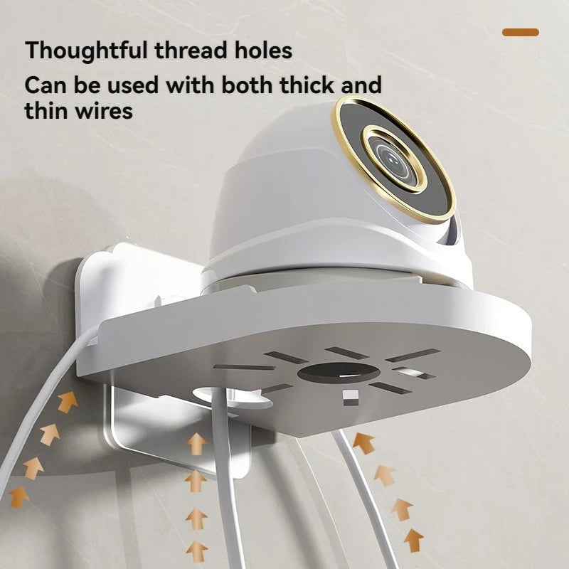 Universal Non-Drilling Wall Mount for CCTV Camera - Durable and Space-Saving Storage Holder Oasis Select