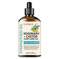 YUITIKUE Rosemary + Castor Strengthening Hair Oil - Daily Use Hair Care Oil with Jojoba & Batana Oil for Hair Growth Oasis Select 100ml