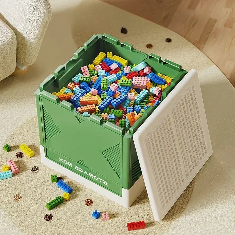 Household large capacity storage box, multifunctional storage box, building block storage box, children's toy storage box Oasis Select