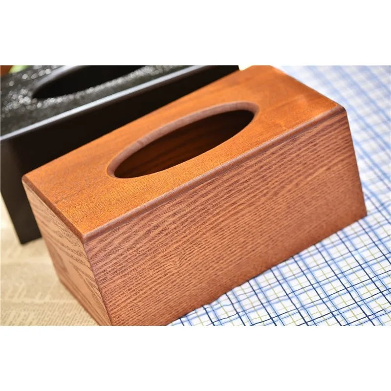 2026-WISH Multifunctional Wooden Tissue Box-Solid Wood For Car And Restaurant Napkin Holder For Creative Living Room Design Oasis Select