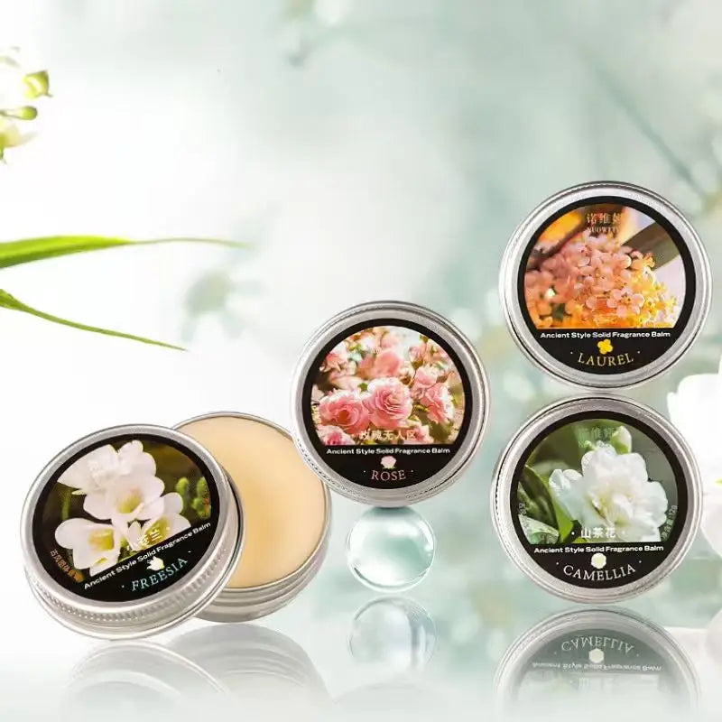 4pcs roses, osmanthus, camellia, freesia fragrance solid Body fragrance spring, suitable for men and women for a long time Oasis Select MULTI