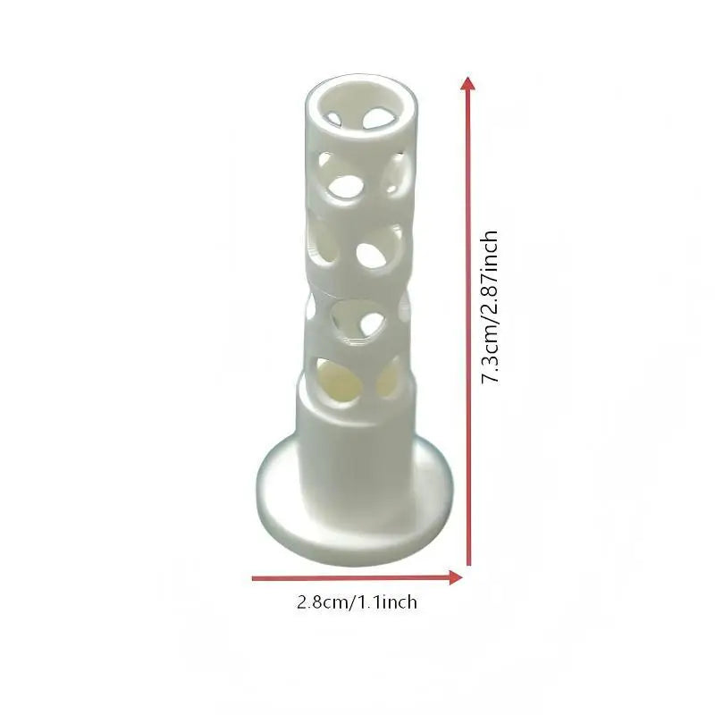 2pcs Hydroponic Plant Fixing Column 3D Printed Hollow Hole Water Plants Support Plants Root Fixer Bottle Vases Hydroponics Decor Oasis Select