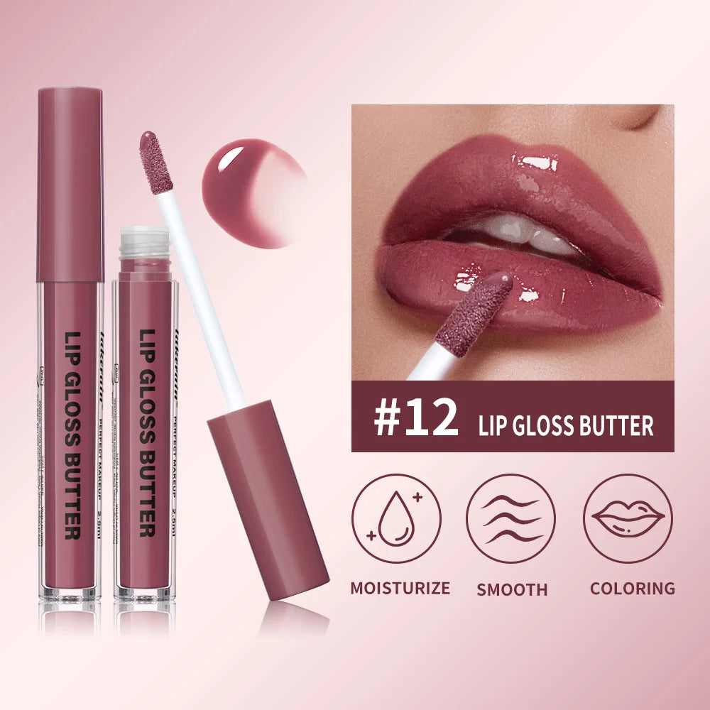 Lakerain Lip Plumping Butter Gloss – 13 Shades | Moisturizing Lip Plumping Gloss Oasis Select