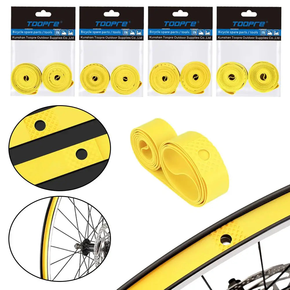 4pcs PVC Bicycle Rim Strip Tape 700C 26 27.5 29" MTB & Road