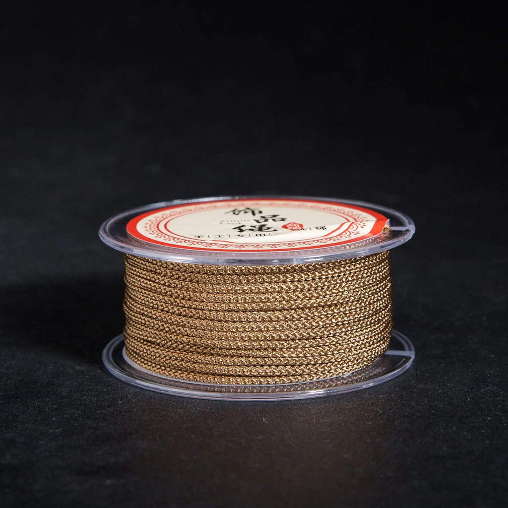 Thread Handmade DIY Necklace Hanging Rope Bead Stringing Braided Rope Oasis Select M110 Sand Yellow 2.0mm- 12m