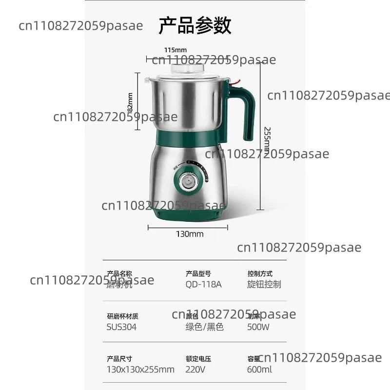 Dry & Wet Stainless Steel Grinder – Multi-Function Pulverizer