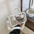 Transparent Jelly Shoulder Bag – Waterproof Square Crossbody Purse