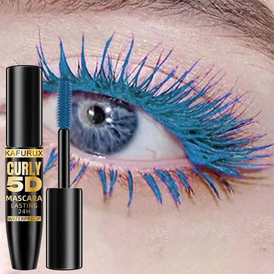 KAFURUX 5D Waterproof Mascara – Volume, Curl & 9 Colors