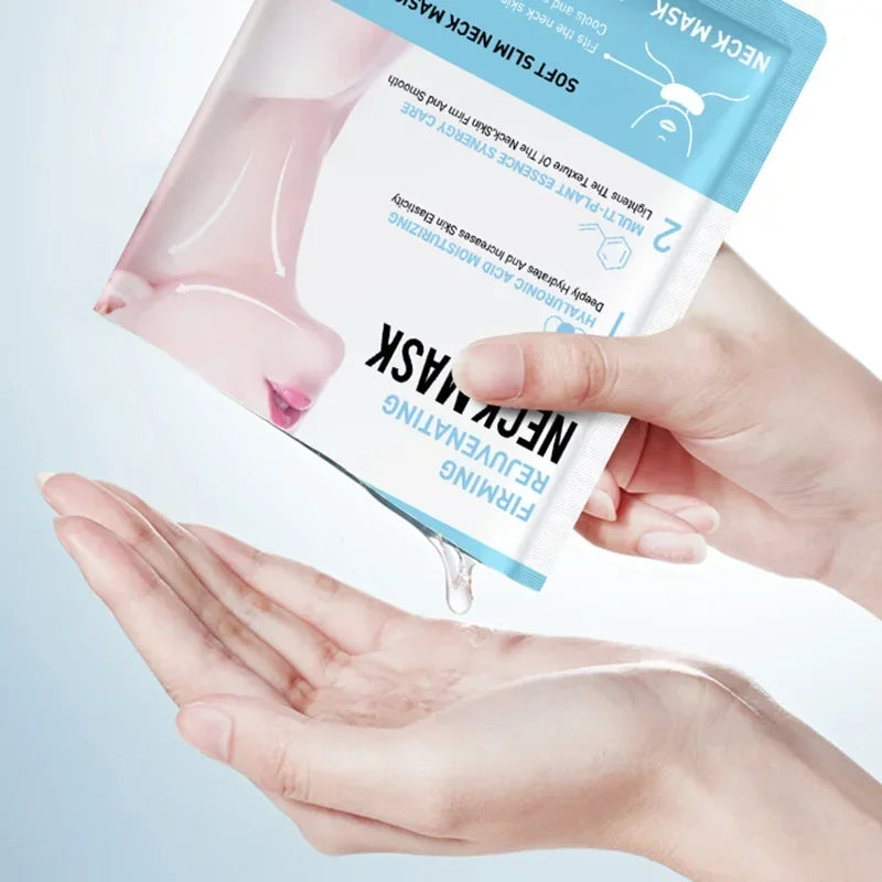 Collagen & Hyaluronic Acid Firming Neck Mask – 5/10/20 Pcs