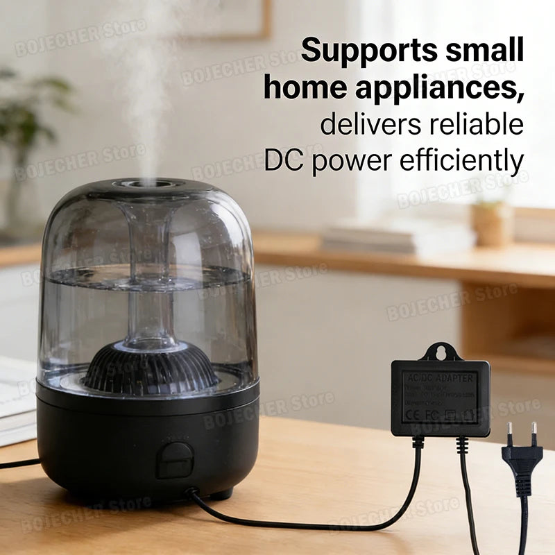 DC 12V 2A Power Supply Adapter For CCTV Security Surveillance Camera NVR DVR Router Charger 5.5x2.1mm Ports EU US Plug Oasis Select