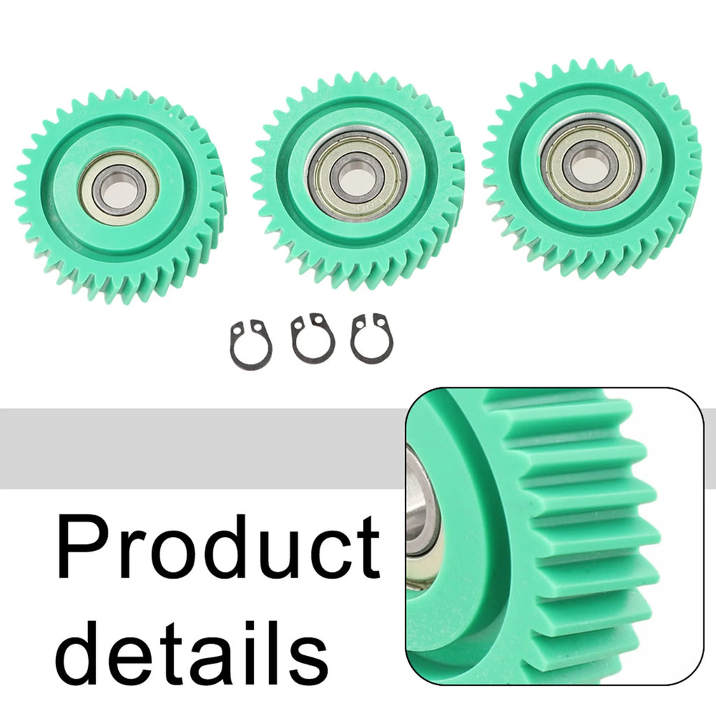 Set of 3 Nylon Planetary Gears for Electric Bike Motors 31T/35T with 608 Bearings Lightweight and Sturdy Design Oasis Select