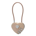 Valentine's Day Heart Style Love Password Lock 3 Digit Password Password Code Padlock Padlock Schoolbag Oasis Select gold
