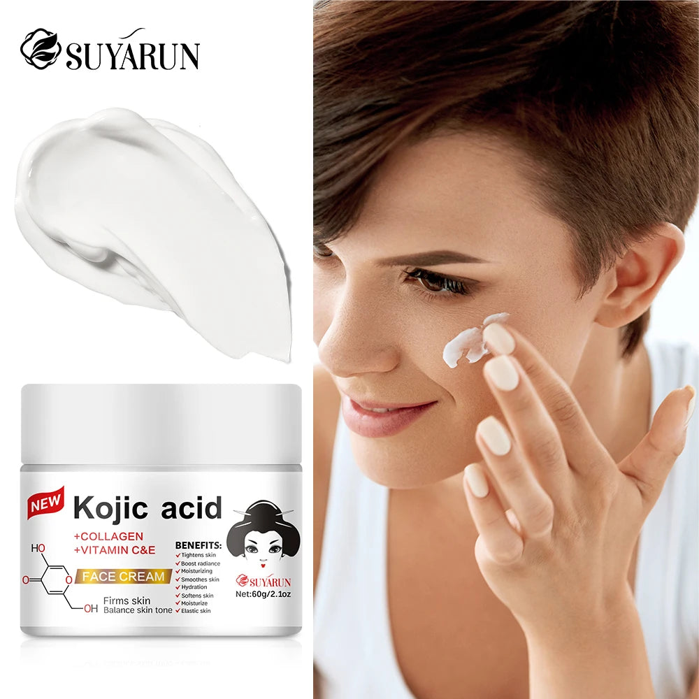 SUYARUN Kojic Acid Brightening Cream | Propolis & Vitamin E Brightening Face Cream Oasis Select