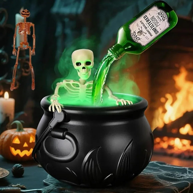 Halloween Gift Fire Witch Bucket Halloween Decorations Indoor Oasis Select S sitting