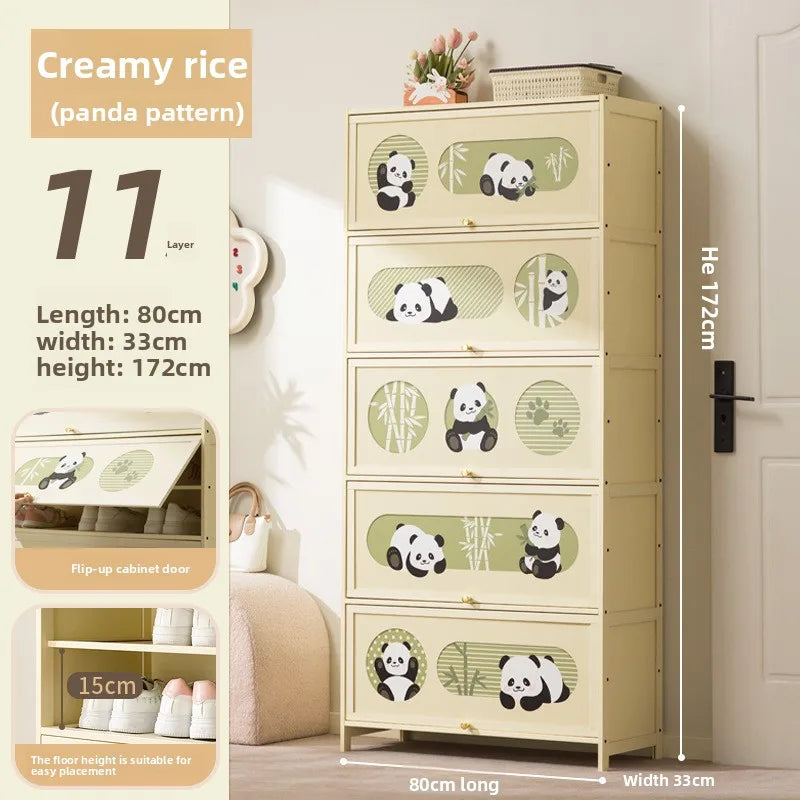 Shoe cabinet Household door Entry door Aisle locker Integrated storage against the wall Multi-layer porch cabinet Oasis Select Eleven floors 80