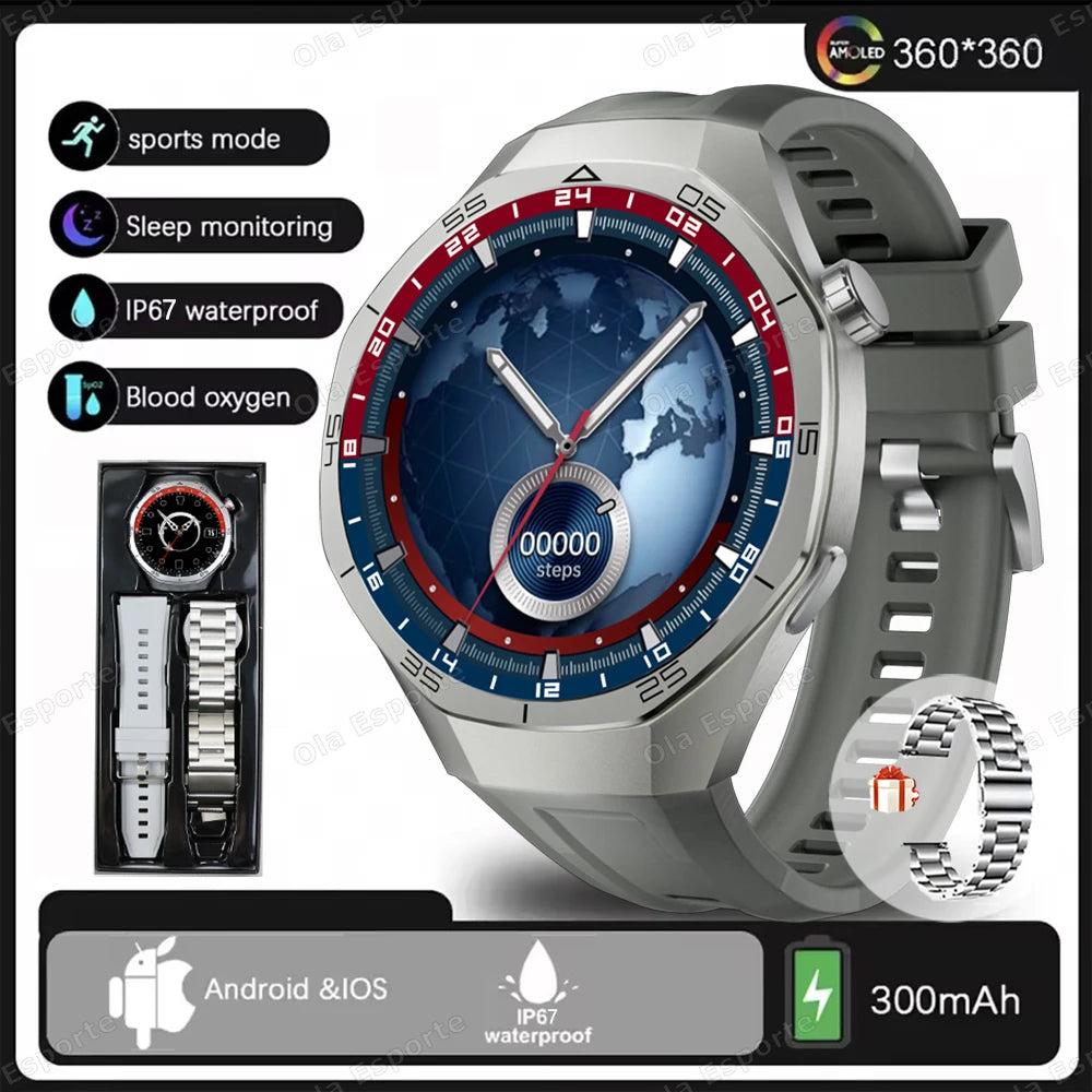 Ola Esporte Sport Smartwatch – AMOLED, Bluetooth Call & Tracker
