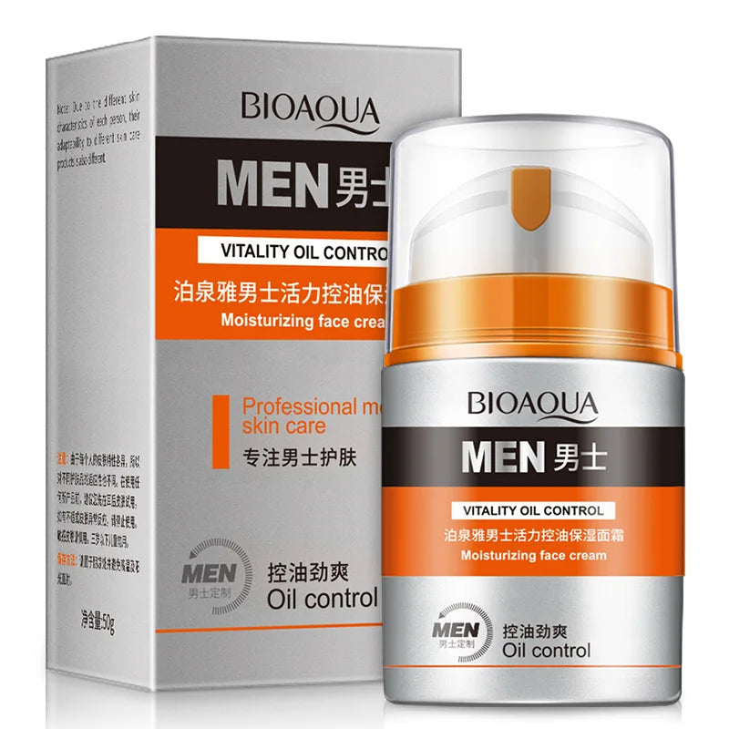 LGRAMER Men's Oil Control Face Cream – Hydrating & Anti-Aging