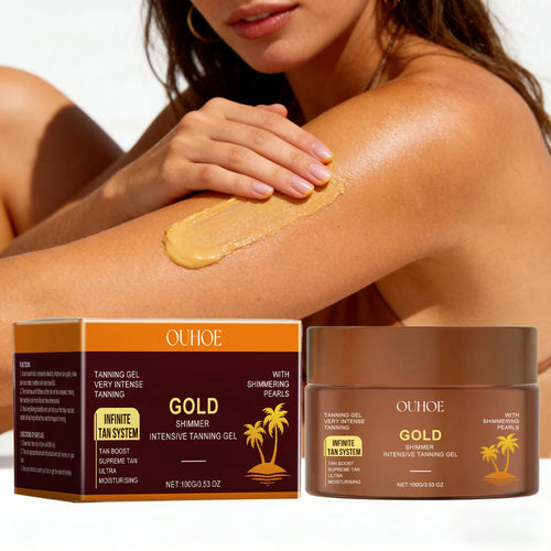 100G Intensive Tanning Lotion Enhance Golden Shimmer Sunless Gentle Tanning Moisturizing Prevent Dryness Nourishing Tanning Gel Oasis Select