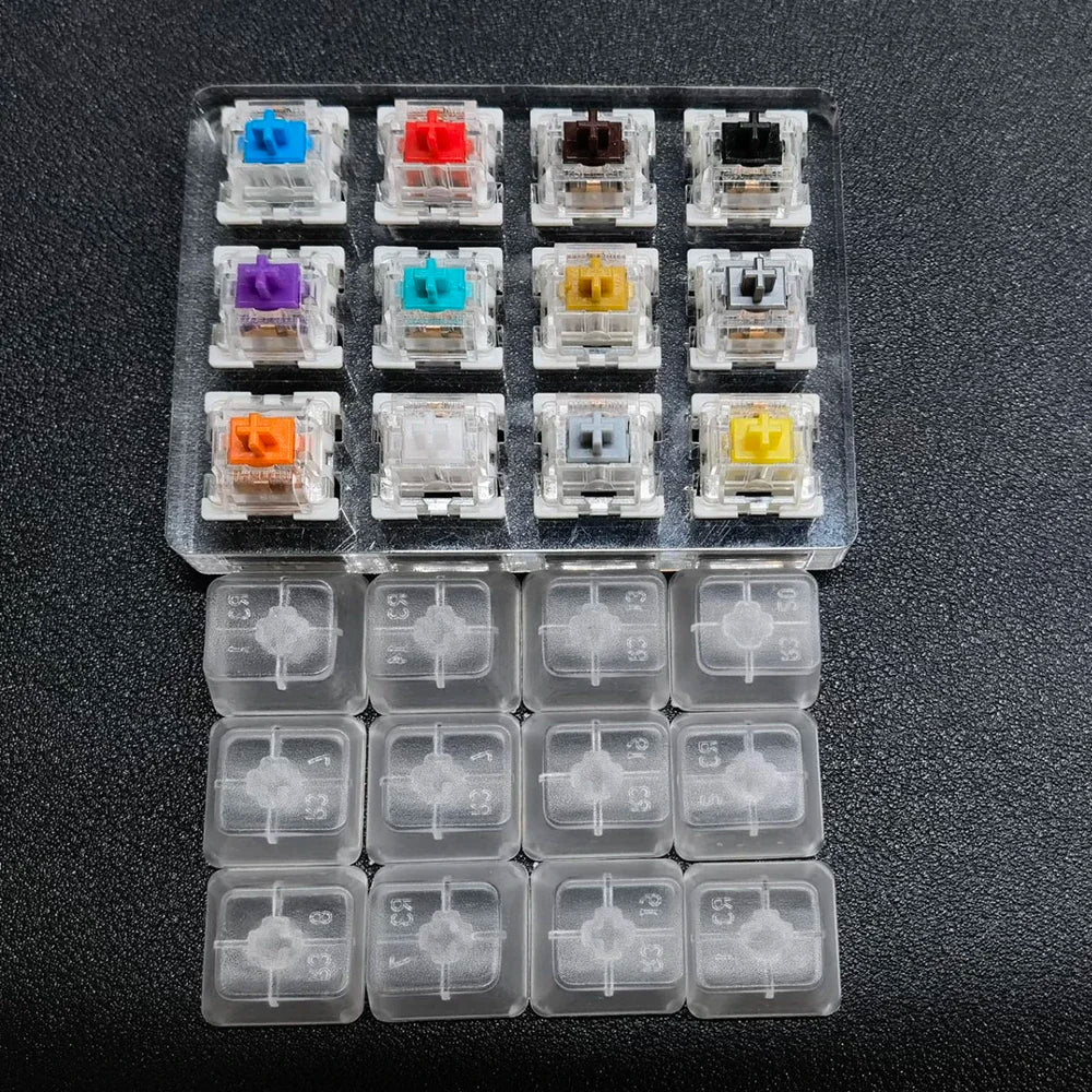 Outemu Switch Tester for Mechanical Keyboard Gaming Switch 9 12 Key Blue Linear Clicky Slient Silver White Axis Customize Gaming Oasis Select