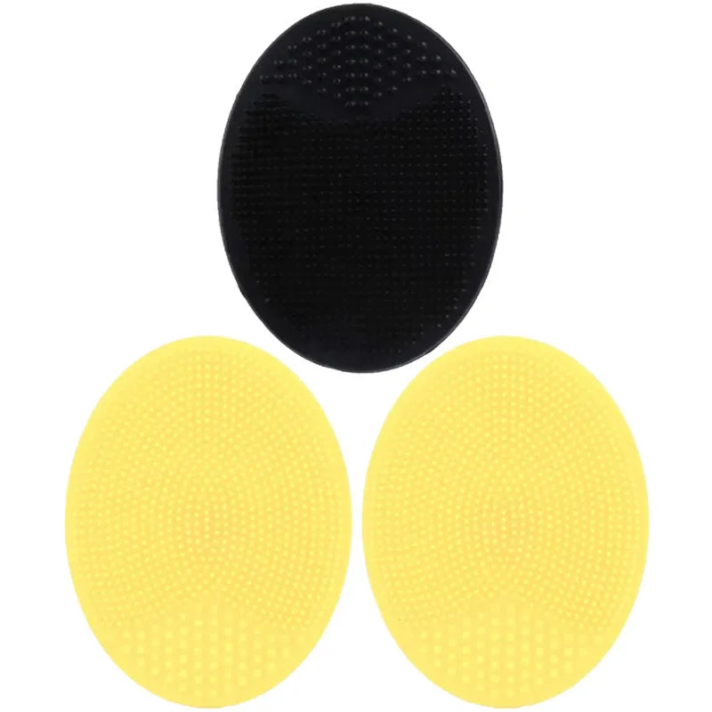 1/3pc Silicone Face Cleansing Brush Facial Deep Pore Skin Care Scrub Cleanser Tool New Mini Beauty Soft Deep Cleaning Exfoliator Oasis Select 3pcs mix 7