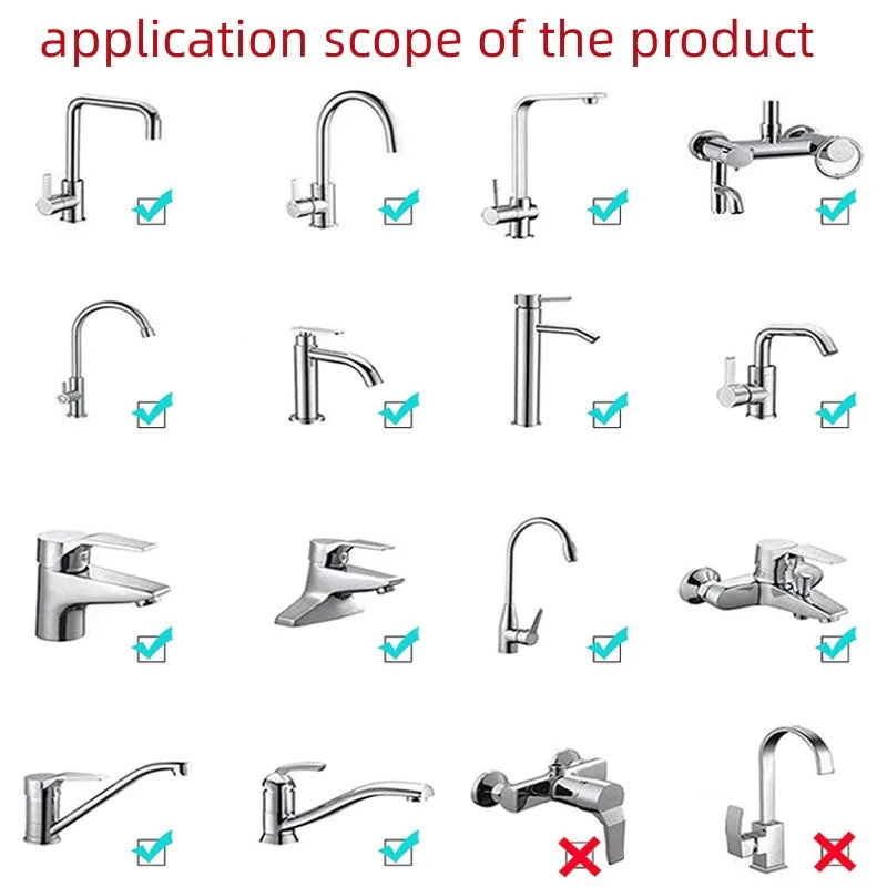Faucet Adapter ABS Thread Connector Water Tap Joints Water Purifier Bubbler Nozzle Converter for Bathroom Kitchen Accessories Oasis Select