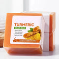 Hand Made Turmeric Soap Body Cleaning Lightening Dark Underarm Leg Body Cleansers Brightening Face Soap Tender Skin Care Beauty Oasis Select Default Title
