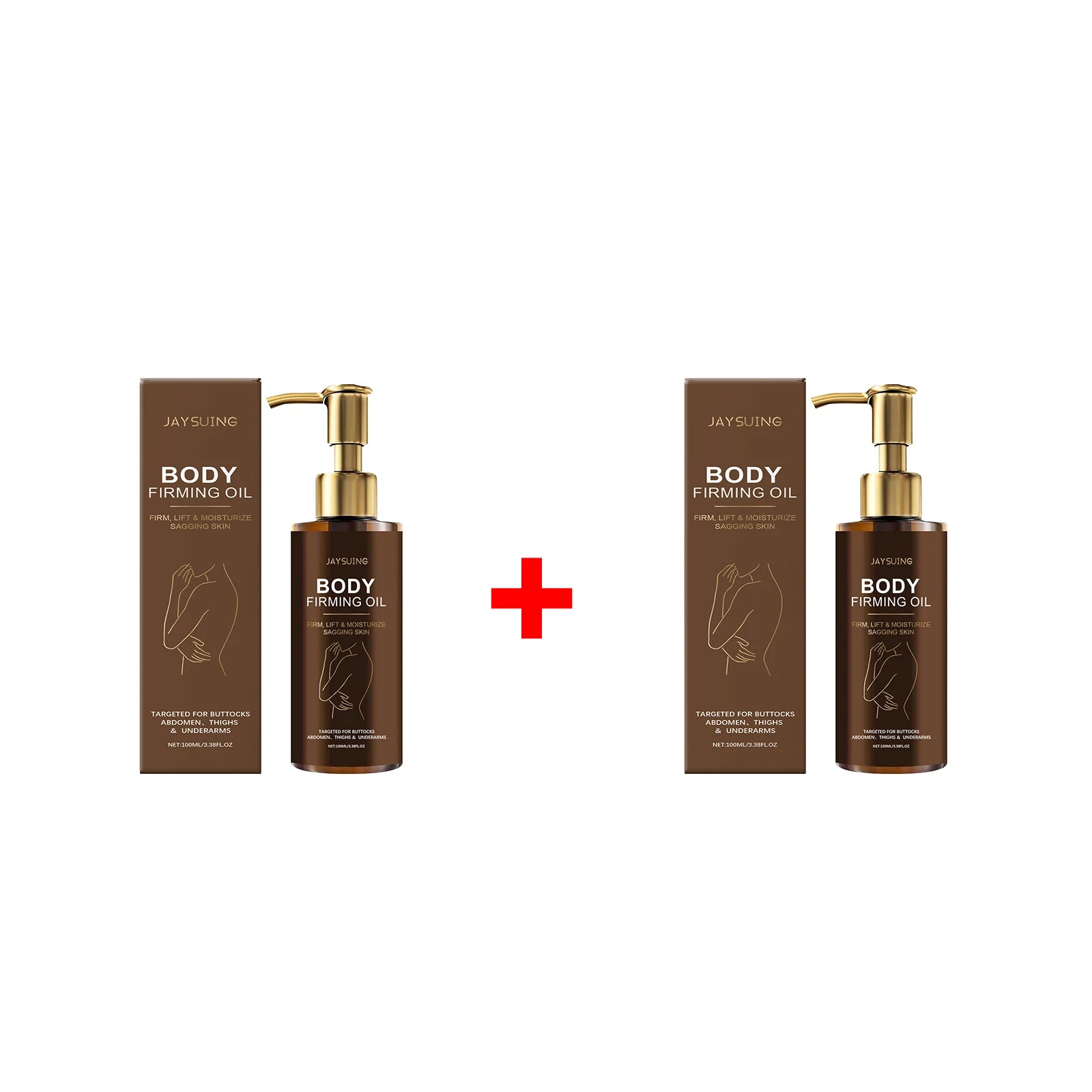 Body Firming Oil for Buttocks Abdomen Thighs Firming Lifting Skin Improve Sagging Reduce Dryness Brightening Smoothing Skin Care Oasis Select 2pcs