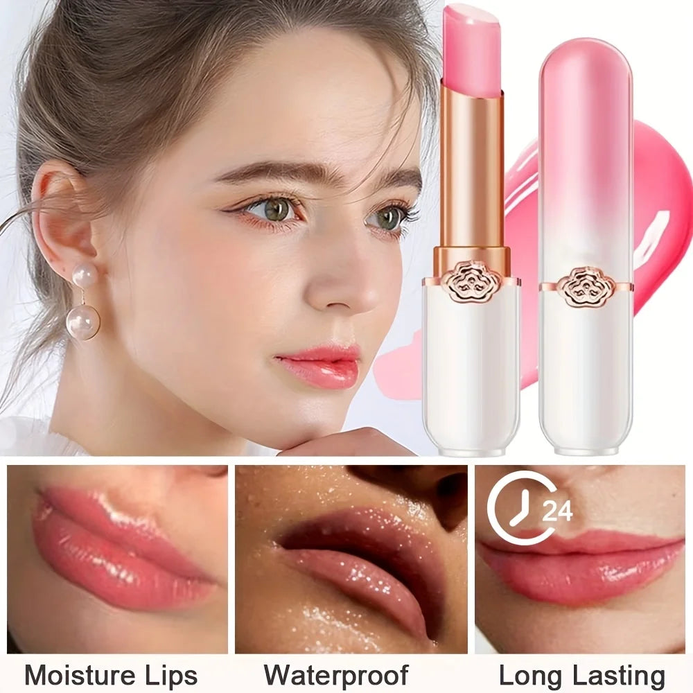 Color-Changing Lipstick Jelly Lipstick Moisturizing Waterproof Long-Lasting Moisturizing 3g Oasis Select