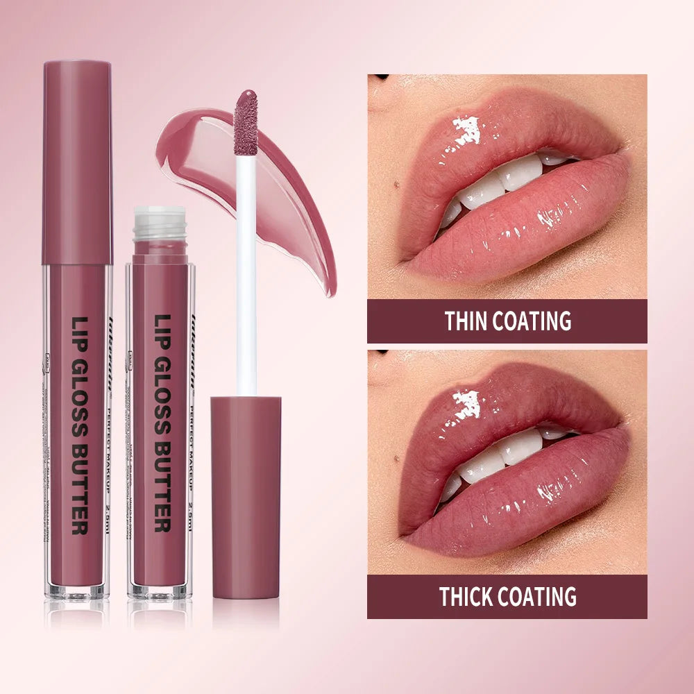 Lakerain Lip Plumping Butter Gloss – 13 Shades | Moisturizing Lip Plumping Gloss Oasis Select