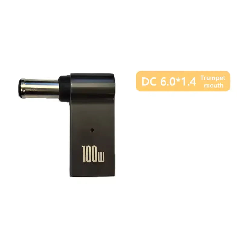 100W USB-C to DC Laptop Charger Adapter for Dell HP Asus Lenovo USB-C Laptop Adapter Oasis Select 6.0-1.4mm