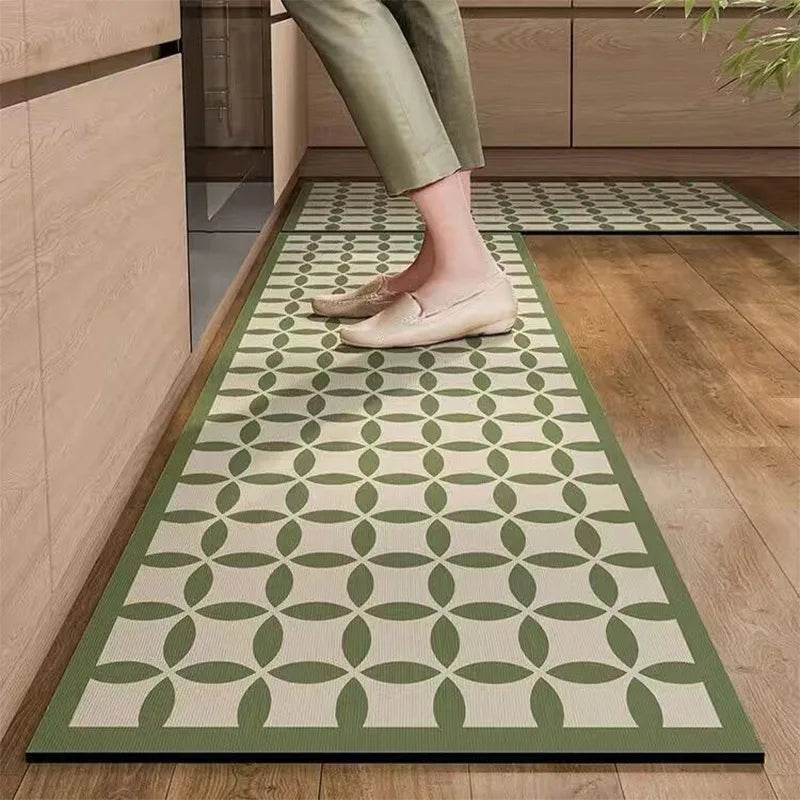 Diatomaceous Mud Kitchen Floor Mat Super Absorbent Doormats Bathroom Pad Anti-Slip Kitchen Mats Wipeable Wash Long Strip Carpet Oasis Select 11 40x60cm