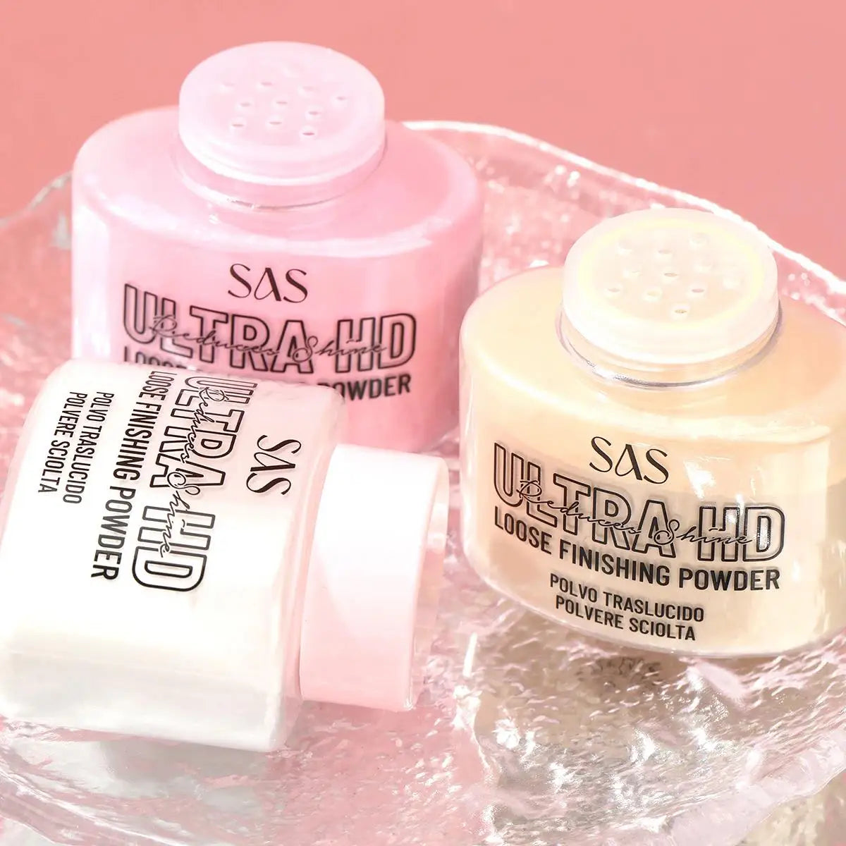 USHAS Matte Loose Setting Powder – Oil-Free, Pore-Blurring