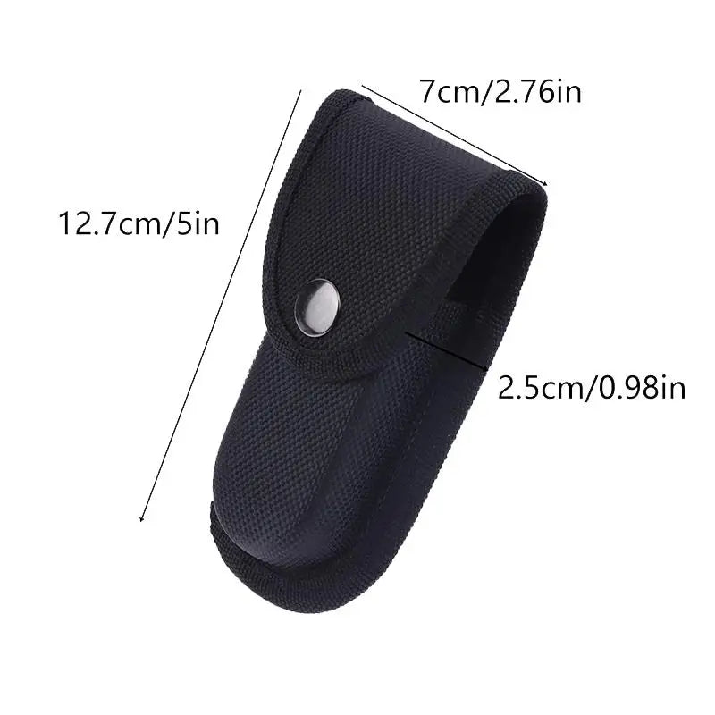 Multifunctional Folding Pliers Storage Bag Folding Knives Pouch Case Waist Pack Flashlight Protective Cover For Hiking Camping Oasis Select A1