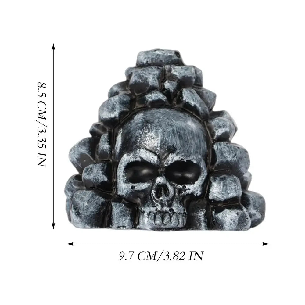 Aztec Death Whistle Spookys Aztec Scary Death Whistle Ghost War Whistle Skull Head Toy Party Noise Prop Resin Halloween Toy Gift Oasis Select C
