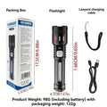 POCKETMAN 3800 Lumen Rechargeable Flashlight | 5 Modes USB-C