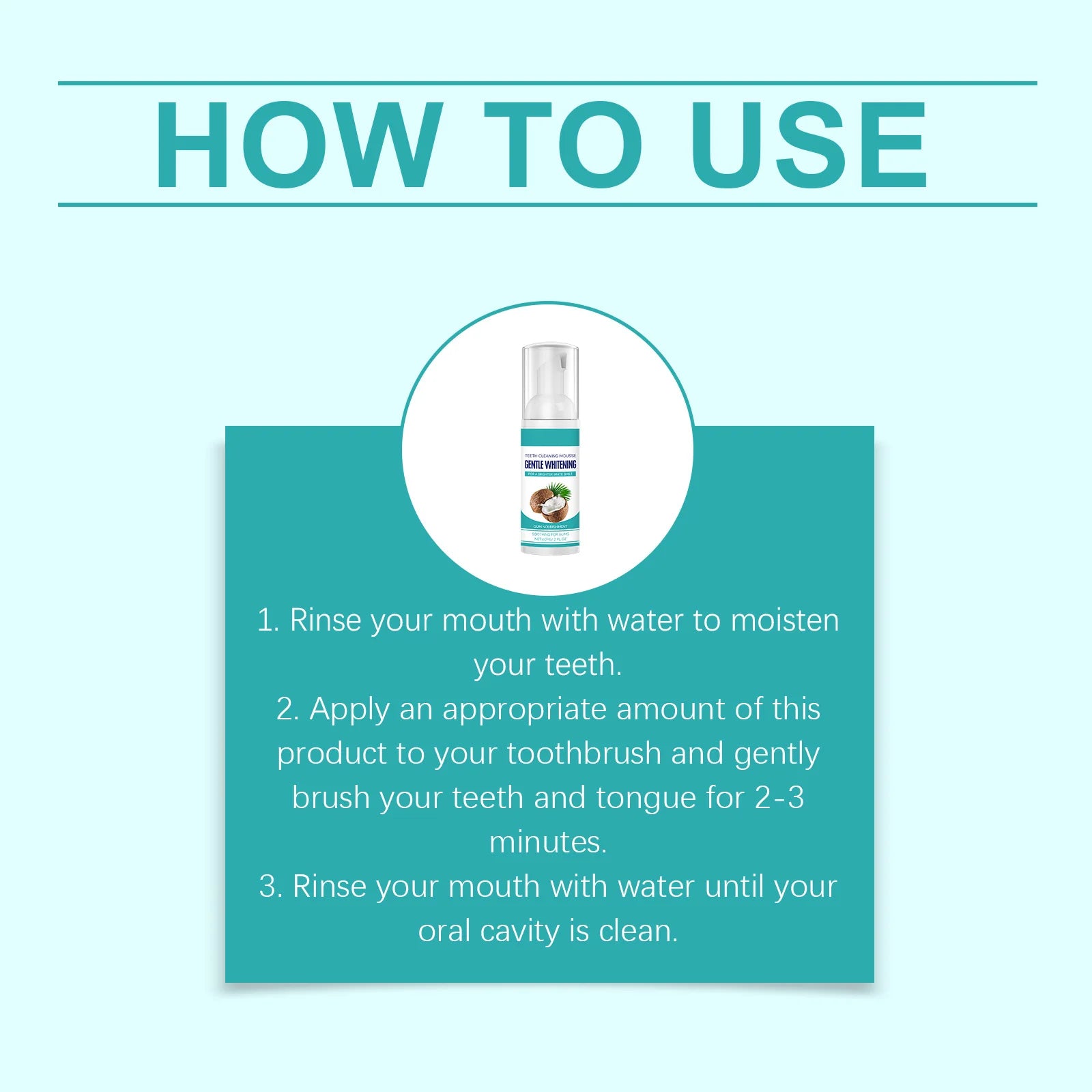 Tooth Cleaning Mousse – Stain Removal & Fresh Breath Daily Oral Care Mousse Oasis Select