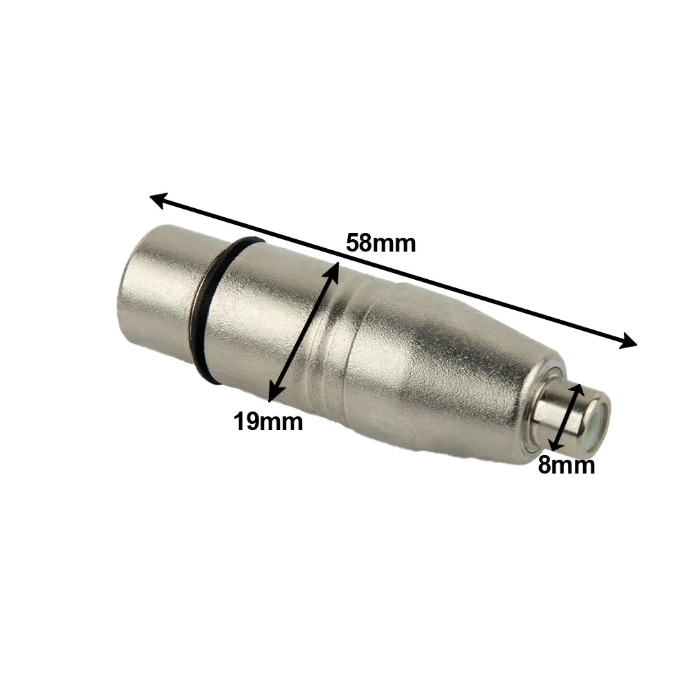 1Pc /Lot XLR Female To RCA Female Audio Adapter Connector For Microphone Speaker Zinc Alloy RCA Adapter Oasis Select