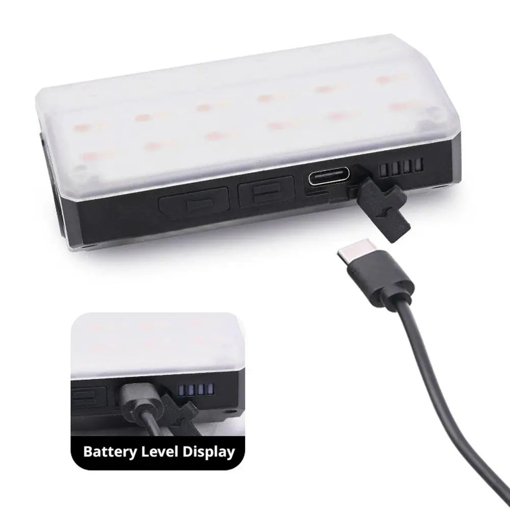 Card-Style Camping Lamp | 900LM Magnetic Base & 7 Modes