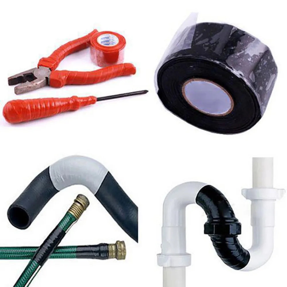 Super Strong Waterproof Water Pipe Repair Tapes Insulating Self Fusing Pipeline Seal Tape Stop Leaks Multifunction Oasis Select