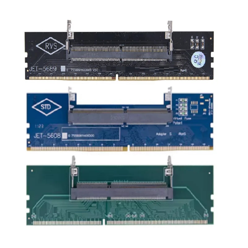 1PCS DDR5 DDR4 DDR3 Laptop to Desktop Memory Adapter Card Memory RAM Connector Adapter DIMM Card SO-DIMM To PC Computer Oasis Select
