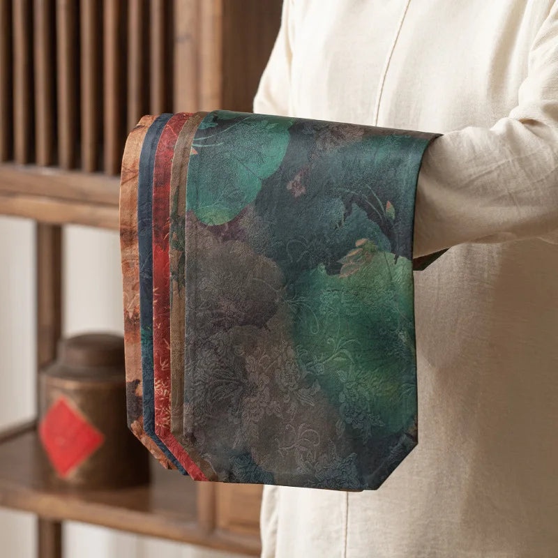 Silk Ruyi Tea Coaster, Teapot Mat, Kung Fu Tea Set Accessories, Anti-Collision Heat Insulation Mat, Teapot Holder, Tea Oasis Select