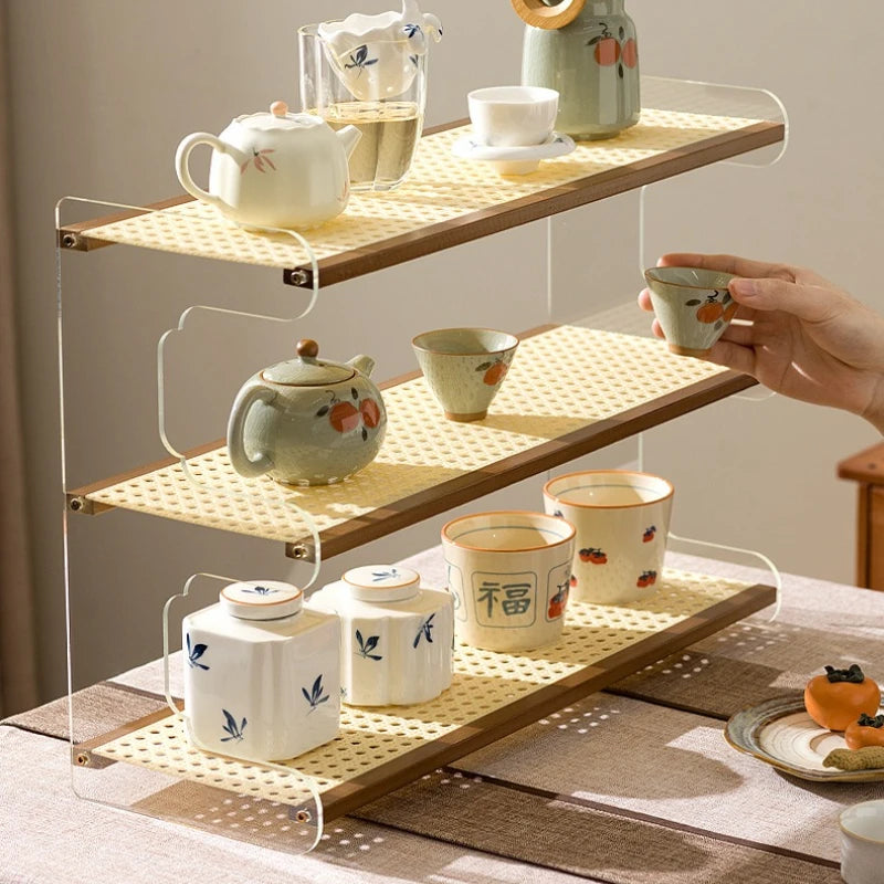 Desktop bookshelf, desktop shelf, desk storage rack, dormitory desk, study table, multi-layer shelf, multi-layer shelf Oasis Select