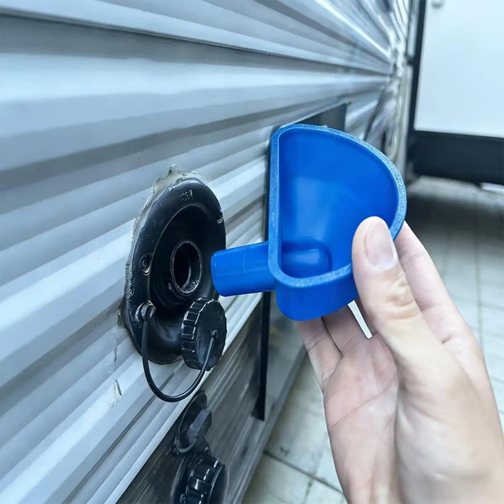 Funnel for Water Fill RV Wide Mouth Portable Filler RV Water Tank Fill Funnel for Trailer Van Motorhome Travel Camping Road Trip Oasis Select